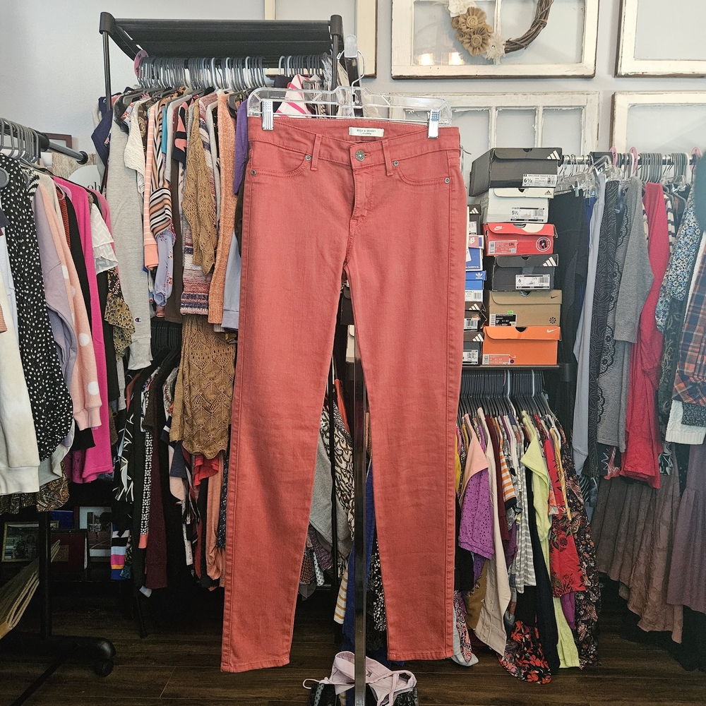 Rich & Skinny Vibrant Red Jeans